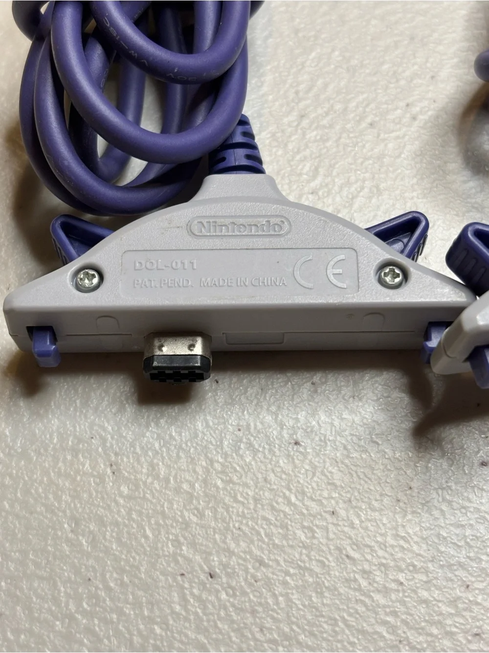 Pair of authentic Nintendo GameCube To GBA Game Boy Advance Game Link Cables